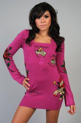 Ed Hardy shirts women-590